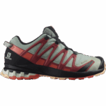 Women's Trail Running Shoes Xa Pro 3D V8 Gore-Tex Wrought Iron-Burnt Sienna-Red