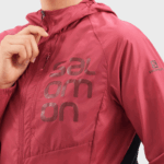 Women's Wind Jacket Bonatti Cross Wind Earth Red-Cabernet-Black - Image 7