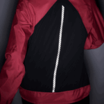 Women's Wind Jacket Bonatti Cross Wind Earth Red-Cabernet-Black - Image 8