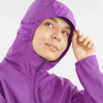 Women's Wind Jacket Bonatti Cross Wind Sparkling Grape - Image 7