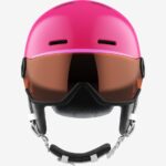 Junior-Kids' Helmet Grom Visor Glossy-Pink - Image 6