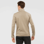 Men's Full Zip Midlayer Jacket Essential Lightwarm Roasted Cashew - Image 2