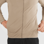 Men's Full Zip Midlayer Jacket Essential Lightwarm Roasted Cashew - Image 3