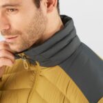 Men's Full Zip Midlayer Jacket Essential Xwarm Down Cumin-Black - Image 7