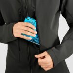 Men's Full Zip Midlayer Jacket Outpeak Softshell Black - Image 9