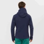 Men's Full Zip Midlayer Jacket Outpeak Softshell Night Sky - Image 2