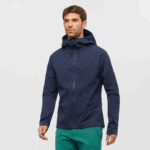Men's Full Zip Midlayer Jacket Outpeak Softshell Night Sky