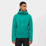 Men's Full Zip Midlayer Jacket Outpeak Softshell Pacific