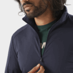 Men's Half Zip Midlayer Essential Lightwarm Night Sky - Image 3