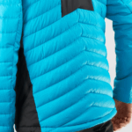 Men's Hooded Down Jacket Essential Xwarm Down Barrier Reef-Black - Image 3