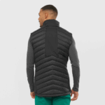 Men's Hooded Down Jacket Essential Xwarm Down Black - Image 2