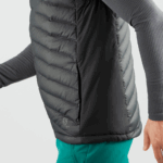 Men's Hooded Down Jacket Essential Xwarm Down Black - Image 3