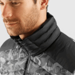 Men's Hooded Down Jacket Essential Xwarm Down Black-Ao - Image 4