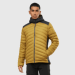 Men's Hooded Down Jacket Essential Xwarm Down Cumin-Black