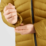 Men's Hooded Down Jacket Essential Xwarm Down Cumin-Black - Image 6