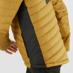 Men's Hooded Down Jacket Essential Xwarm Down Cumin-Black - Image 8