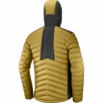 Men's Hooded Down Jacket Essential Xwarm Down Cumin-Black - Image 10