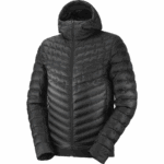 Men's Hooded Down Jacket Outline Down Black - Image 7
