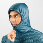 Men's Hooded Down Jacket Outline Down Mallard Blue - Image 4
