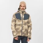 Men's Insulated Hooded Jacket Brilliant Roasted Cashew-Ao-Ebony - Image 2