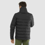 Men's Insulated Hooded Jacket Essential Xwarm Insulated Black - Image 2