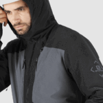 Men's Insulated Hooded Jacket Highland Black-Ebony - Image 5