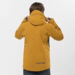 Men's Insulated Hooded Jacket Highland Bronze Brown-Cumin - Image 3