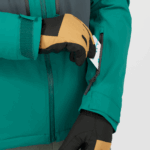 Men's Insulated Hooded Jacket Highland Pacific-Ebony - Image 6