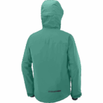 Men's Insulated Hooded Jacket Highland Pacific-Ebony - Image 9