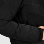 Men's Insulated Hooded Jacket Snowshelter Black-Heather - Image 6