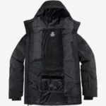 Men's Insulated Hooded Jacket Snowshelter Black-Heather - Image 7