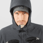 Men's Insulated Hooded Jacket Untracked Cashew-Plaza Taupe-Heather - Image 5