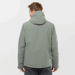 Men's Insulated Hooded Jacket Untracked Sedona Sage-Iron-Heather - Image 2