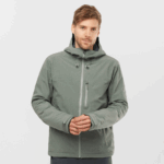 Men's Insulated Hooded Jacket Untracked Sedona Sage-Iron-Heather