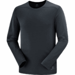 Men's Long Sleeve T-Shirt Essential Black - Image 3