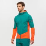 Men's Midlayer Jacket With Hood Outline Warm Hybrid Pacific - Image 2