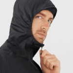 Men's Shell Jacket Bonatti Waterproof Black - Image 3