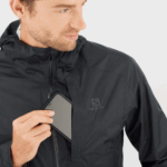 Men's Shell Jacket Bonatti Waterproof Black - Image 4