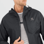 Men's Shell Jacket Bonatti Waterproof Black - Image 5