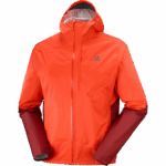 Men's Shell Jacket Bonatti Waterproof Fiery Red-Cabernet - Image 9