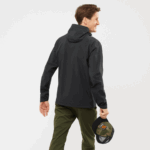 Men's Shell Jacket Essential Waterproof 2.5L Black - Image 2