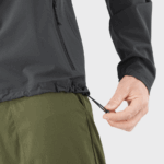 Men's Shell Jacket Essential Waterproof 2.5L Black - Image 6