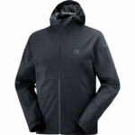 Men's Shell Jacket Essential Waterproof 2.5L Black - Image 8