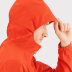 Men's Shell Jacket Essential Waterproof 2.5L Fiery Red - Image 7