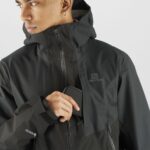 Men's Shell Jacket Outline Gore-Tex Hybrid Black - Image 5