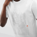 Men's Short Sleeve T-Shirt Outlife Graphic Mountain White - Image 3