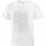 Men's Short Sleeve T-Shirt Outlife Graphic Mountain White - Image 4