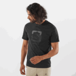 Men's Short Sleeve T-Shirt Outlife Logo Black