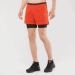 Men's Shorts Cross 2In1 Fiery Red