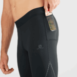 Men's Tights Cross Run Black - Image 3